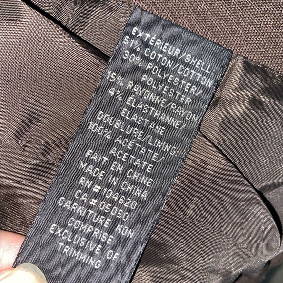 Jacob size 1/2 chocolate brown blazer - Picture 3 of 6